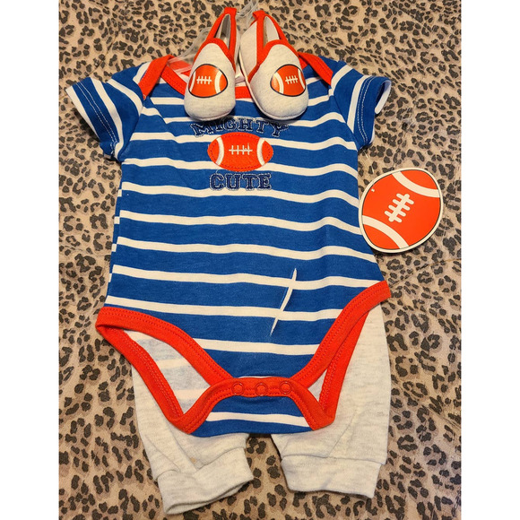 Praby Mighty Cute Bodysuits Set Youth 3-Months Regular Fit Cotton Blend (AE) - Picture 1 of 7